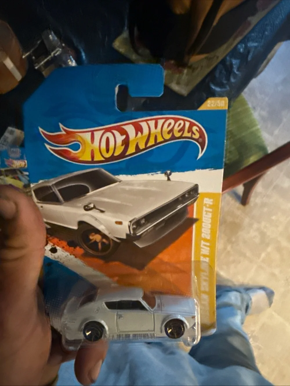 Vintage Hot Wheels Nissan Skyline H/T 2000GT-R, Light Gray- Sealed NOS